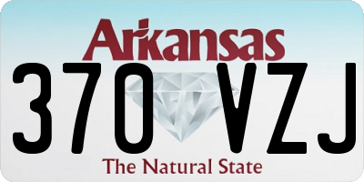 AR license plate 370VZJ