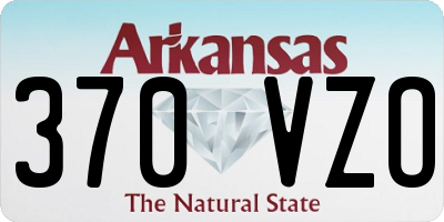 AR license plate 370VZO