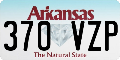 AR license plate 370VZP