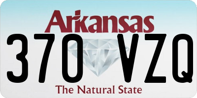 AR license plate 370VZQ