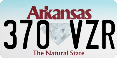 AR license plate 370VZR