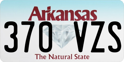 AR license plate 370VZS