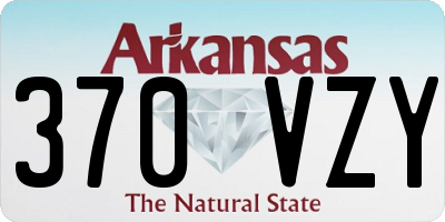 AR license plate 370VZY