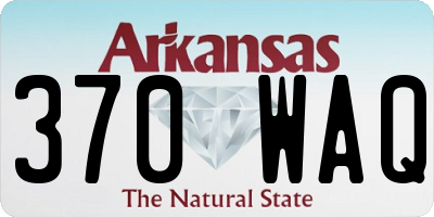 AR license plate 370WAQ