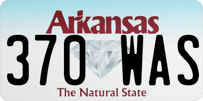 AR license plate 370WAS