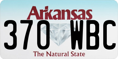 AR license plate 370WBC