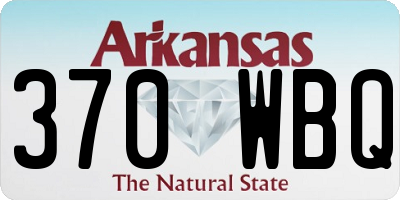 AR license plate 370WBQ