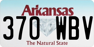 AR license plate 370WBV