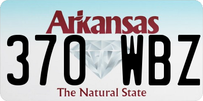 AR license plate 370WBZ