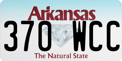 AR license plate 370WCC