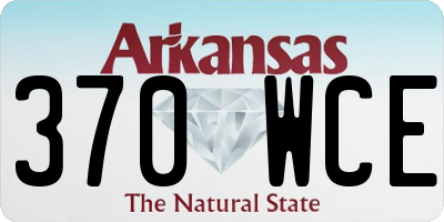 AR license plate 370WCE