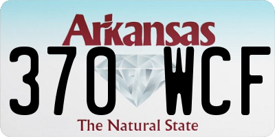 AR license plate 370WCF