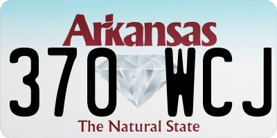 AR license plate 370WCJ