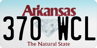 AR license plate 370WCL