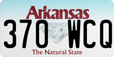 AR license plate 370WCQ