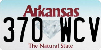 AR license plate 370WCV