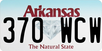 AR license plate 370WCW