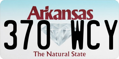 AR license plate 370WCY