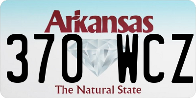 AR license plate 370WCZ