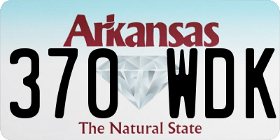 AR license plate 370WDK
