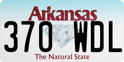 AR license plate 370WDL