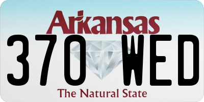 AR license plate 370WED