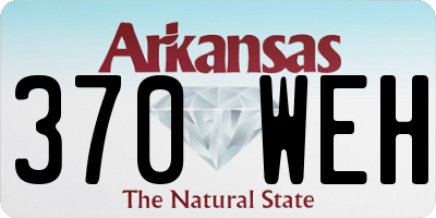 AR license plate 370WEH