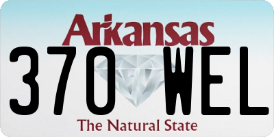 AR license plate 370WEL