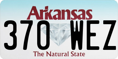 AR license plate 370WEZ