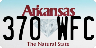 AR license plate 370WFC