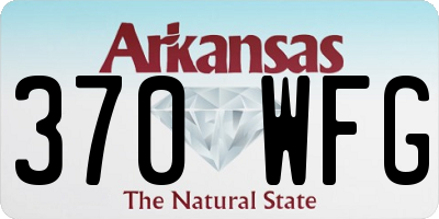 AR license plate 370WFG