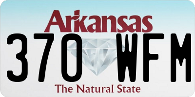 AR license plate 370WFM
