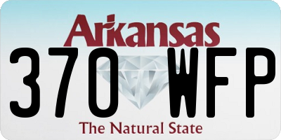 AR license plate 370WFP