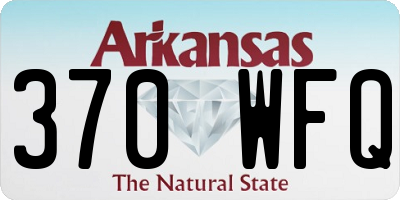 AR license plate 370WFQ