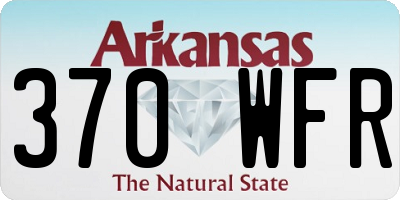 AR license plate 370WFR