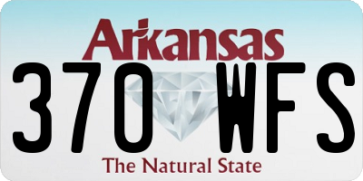 AR license plate 370WFS