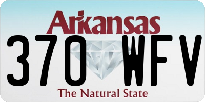 AR license plate 370WFV
