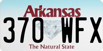 AR license plate 370WFX