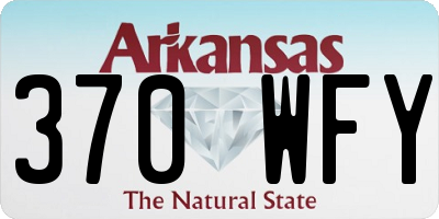 AR license plate 370WFY