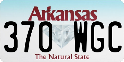 AR license plate 370WGC