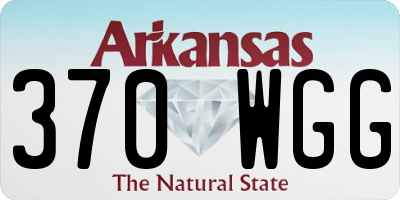 AR license plate 370WGG