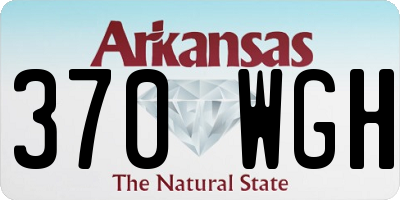 AR license plate 370WGH