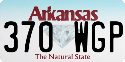 AR license plate 370WGP