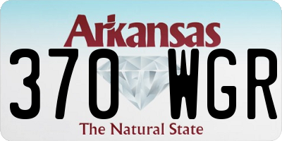 AR license plate 370WGR