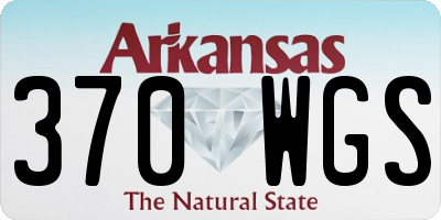 AR license plate 370WGS