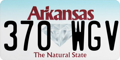 AR license plate 370WGV
