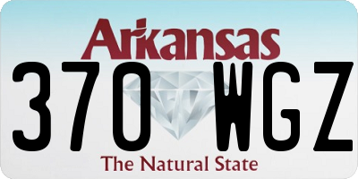 AR license plate 370WGZ