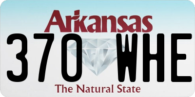 AR license plate 370WHE