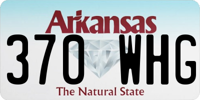 AR license plate 370WHG