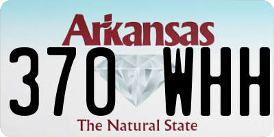 AR license plate 370WHH